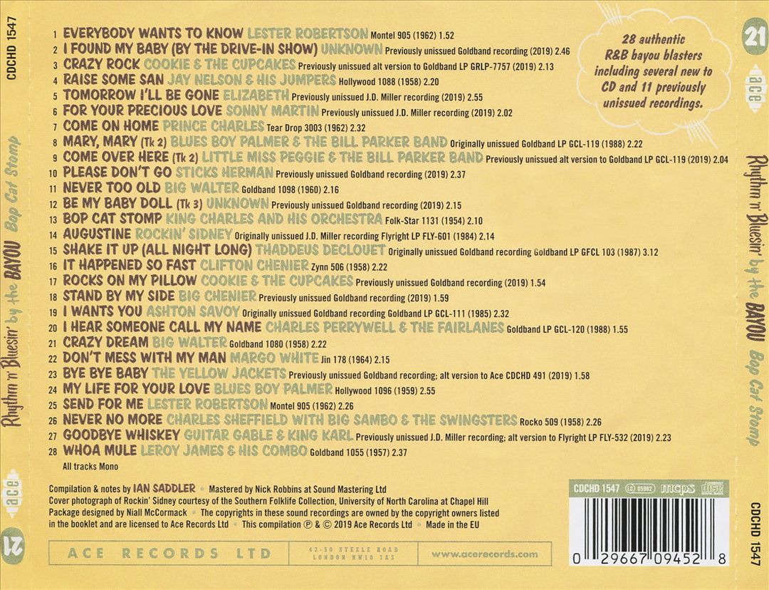 Rhythm 'n' Bluesin' by the Bayou: Bop Cat Stomp cover art