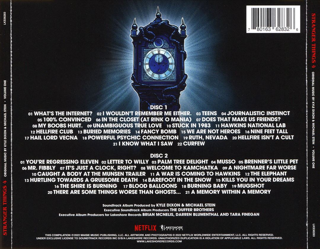 Stranger Things 4, Vol. 1 [Original Score from the Netflix Series] cover art