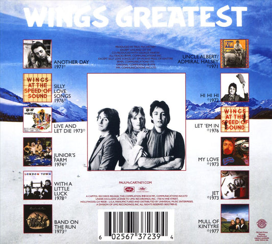 Wings Greatest cover art