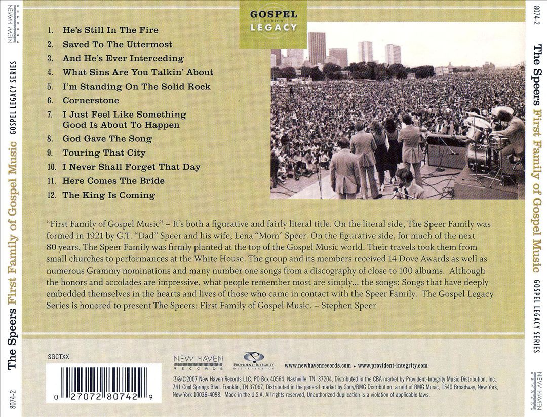 First Family of Gospel Music cover art