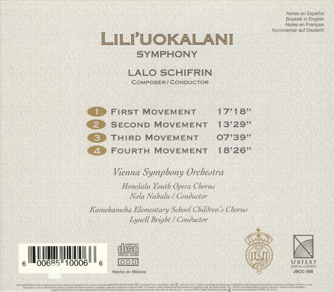 Lili'uokalani Symphony cover art