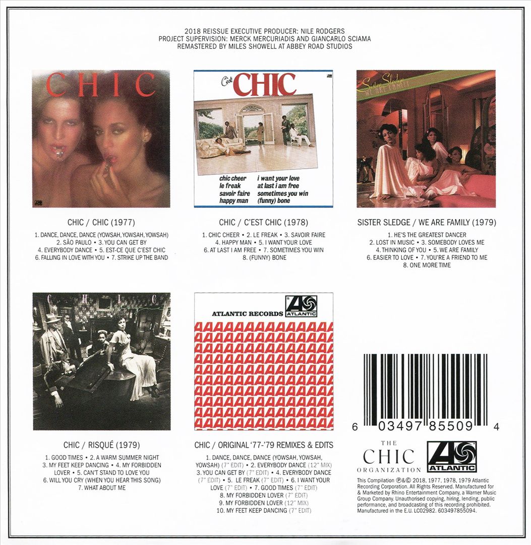 Chic Organization 1977-1979 cover art