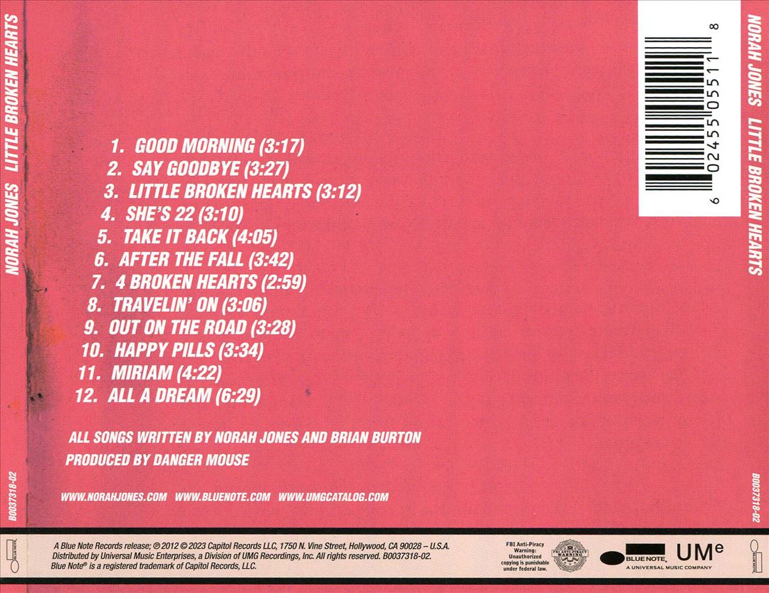 Little Broken Hearts [Deluxe Edition] cover art