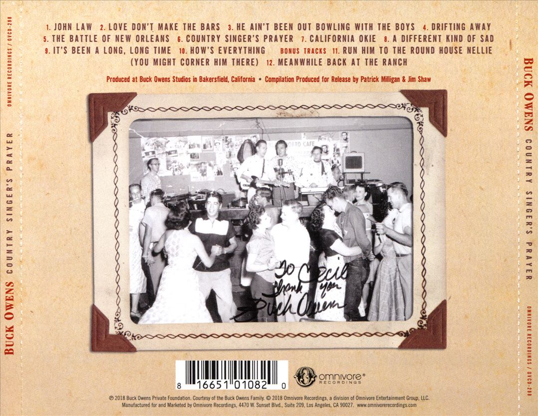 Country Singer's Prayer cover art