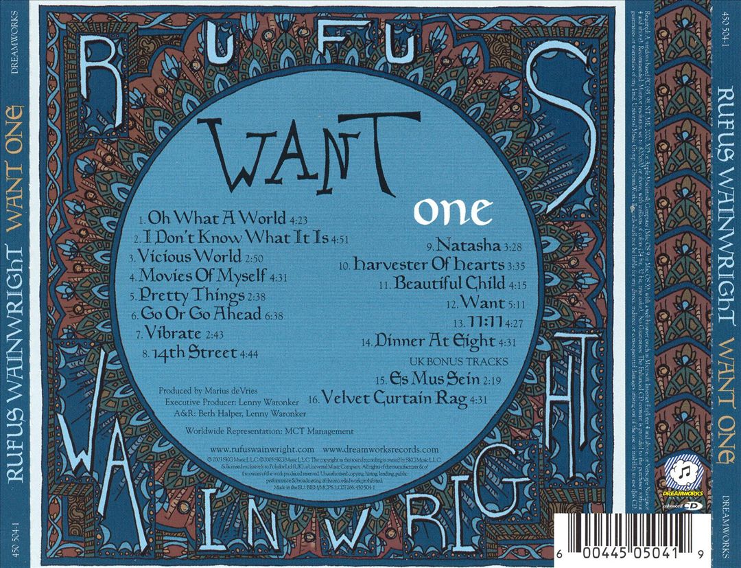 Want One [Bonus Tracks] cover art