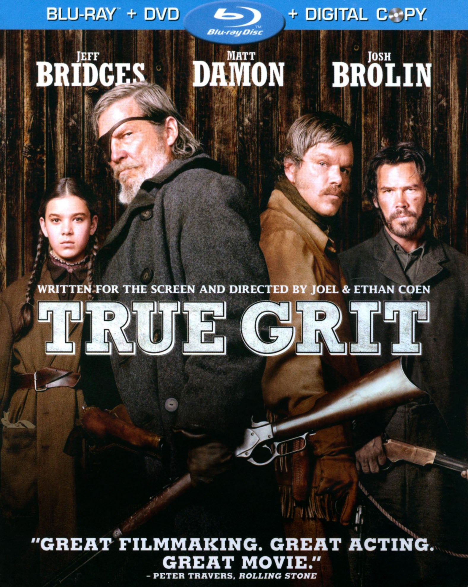 True Grit [2 Discs] [Includes Digital Copy] [Blu-ray/DVD] cover art