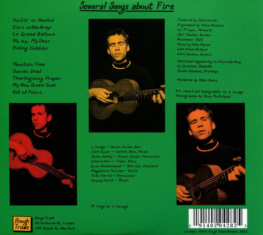 Several Songs About Fire cover art
