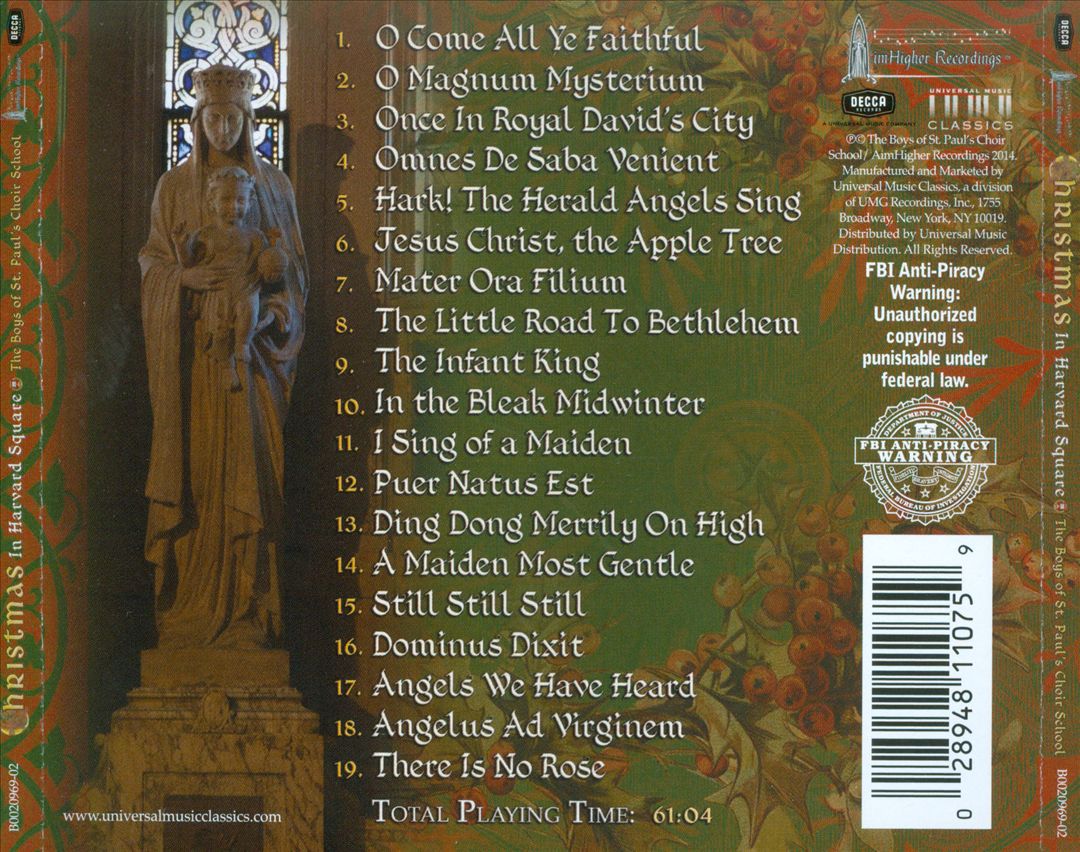 Christmas in Harvard Square cover art