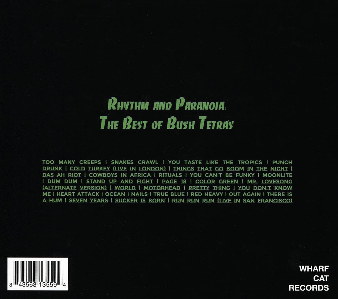 Rhythm & Paranoia: The Best of Bush Tetras cover art