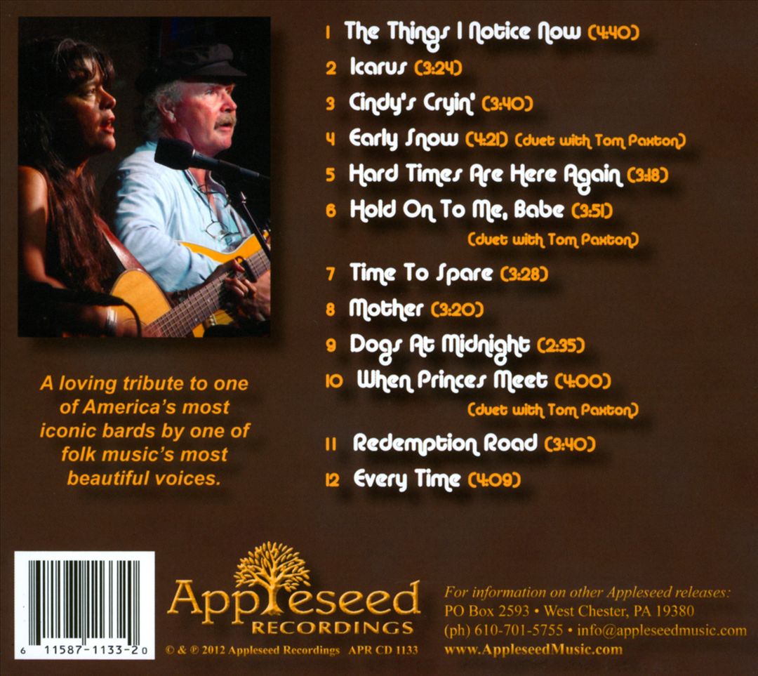Things I Notice Now: Anne Hills Sings the Songs of Tom Paxton cover art