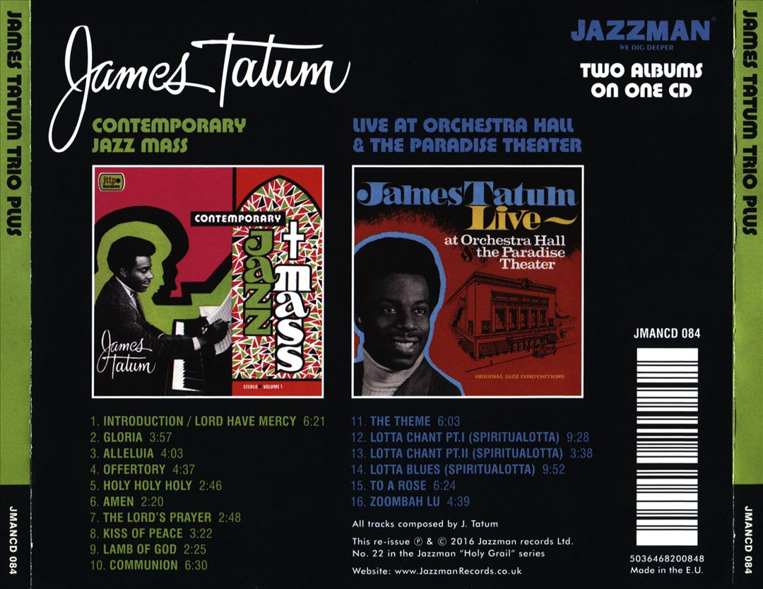 Contemporary Jazz Mass [Live at the Orchestra Hall & Paradise Theater] cover art