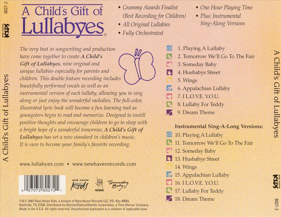 A Child's Gift of Lullabyes [New Haven] [#1] cover art