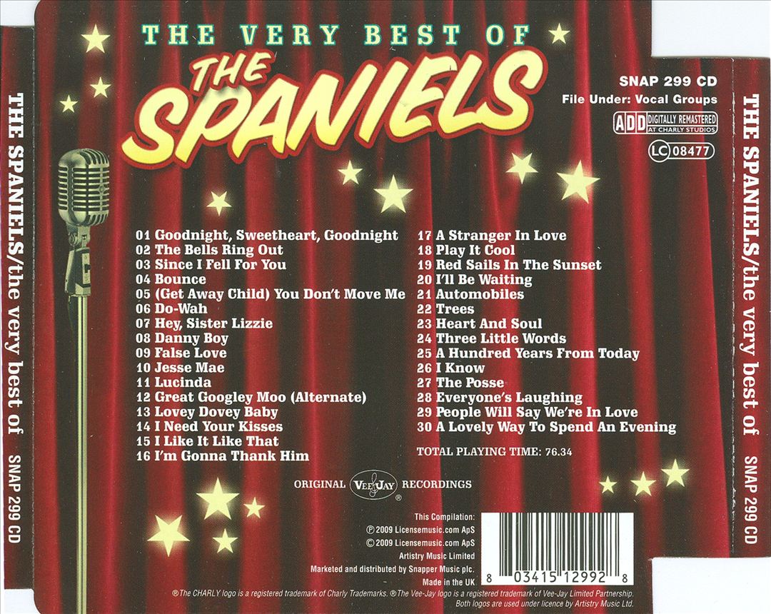 Very Best of the Spaniels [2009] cover art