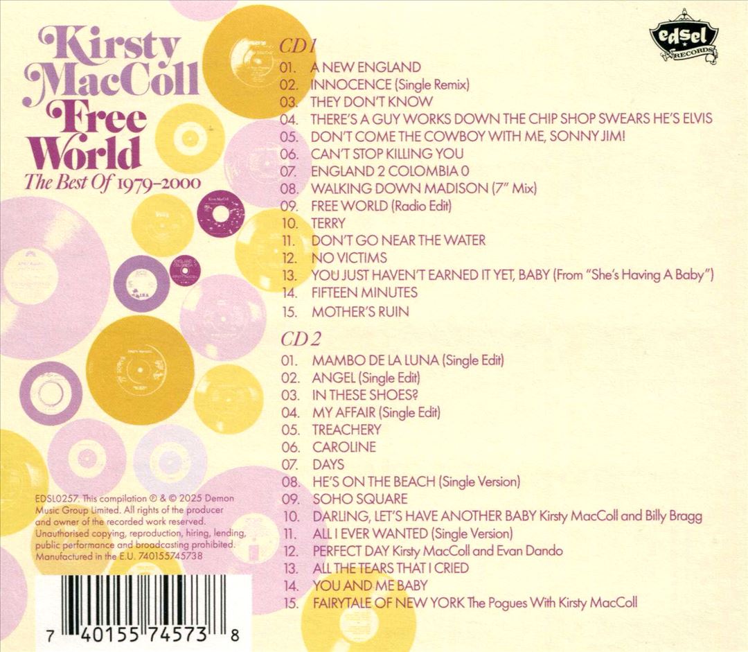 Free World: The Best of Kirsty Maccoll 1979-2000 cover art