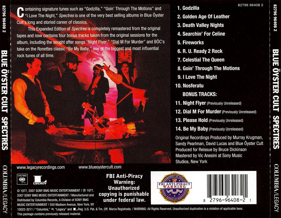 Spectres [Bonus Tracks] cover art