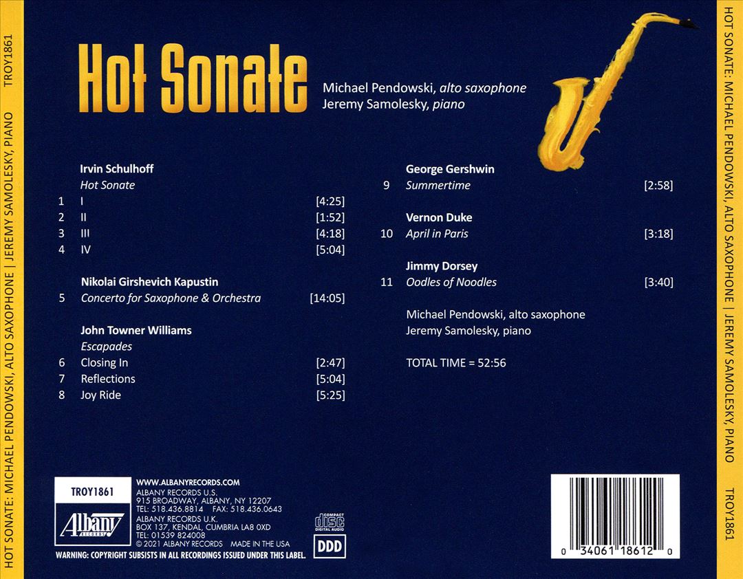 Hot Sonate cover art