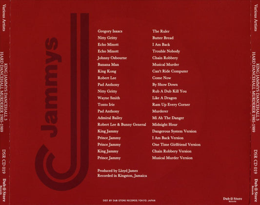 King Jammys Dancehall, Vol. 3: Hard Dancehall Murderer 1985-1989 cover art