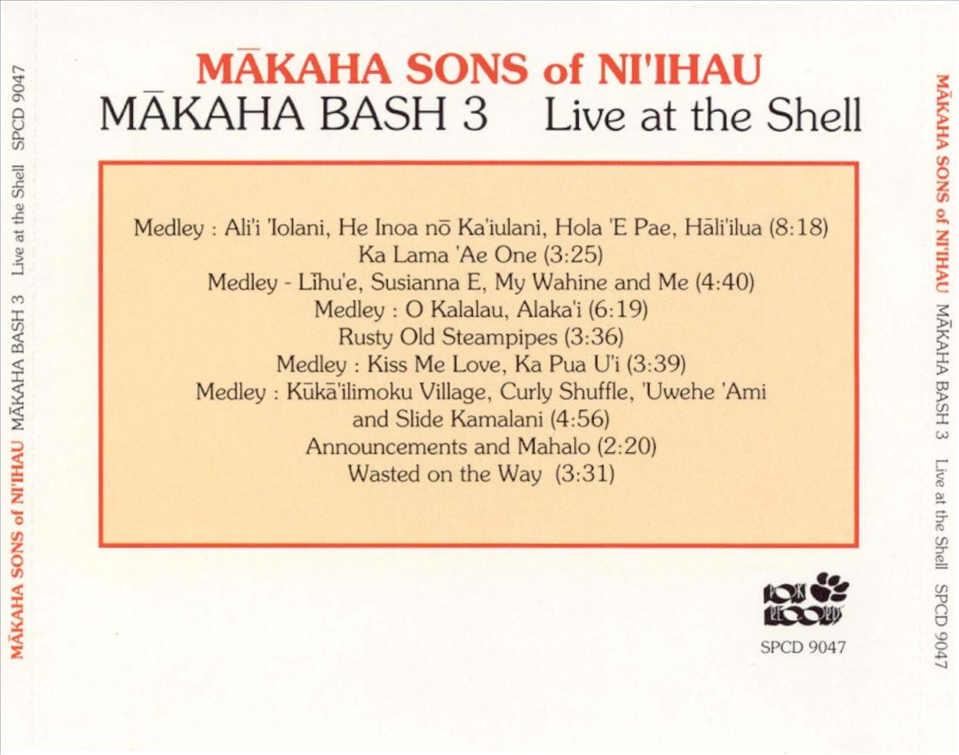Makaha Bash, Vol. 3: Live at the Shel cover art
