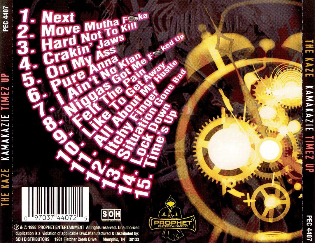 Kamakazie Timez Up cover art