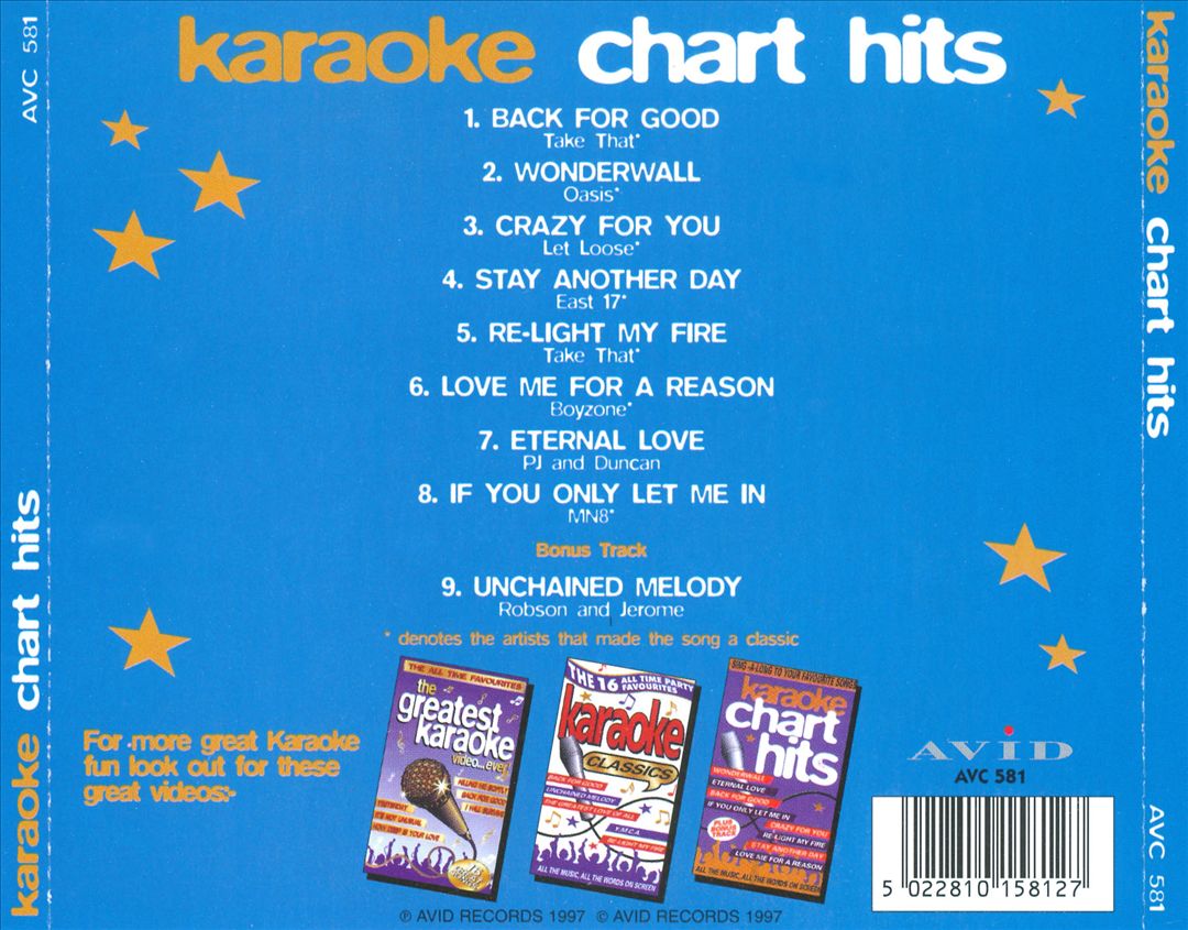 Karaoke Chart Hits cover art