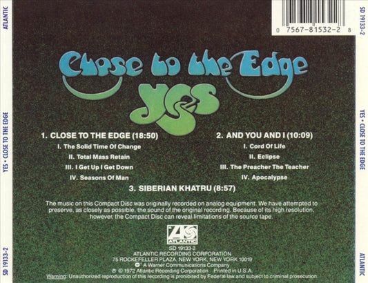 Close to the Edge cover art