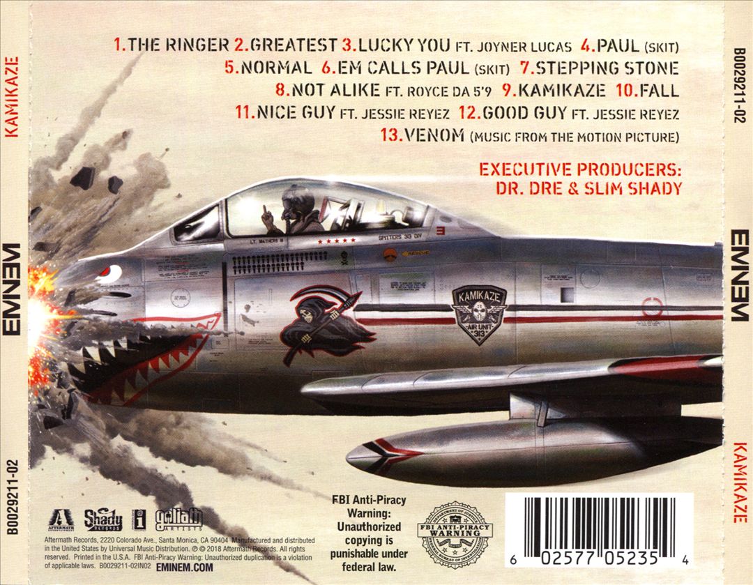 Kamikaze cover art