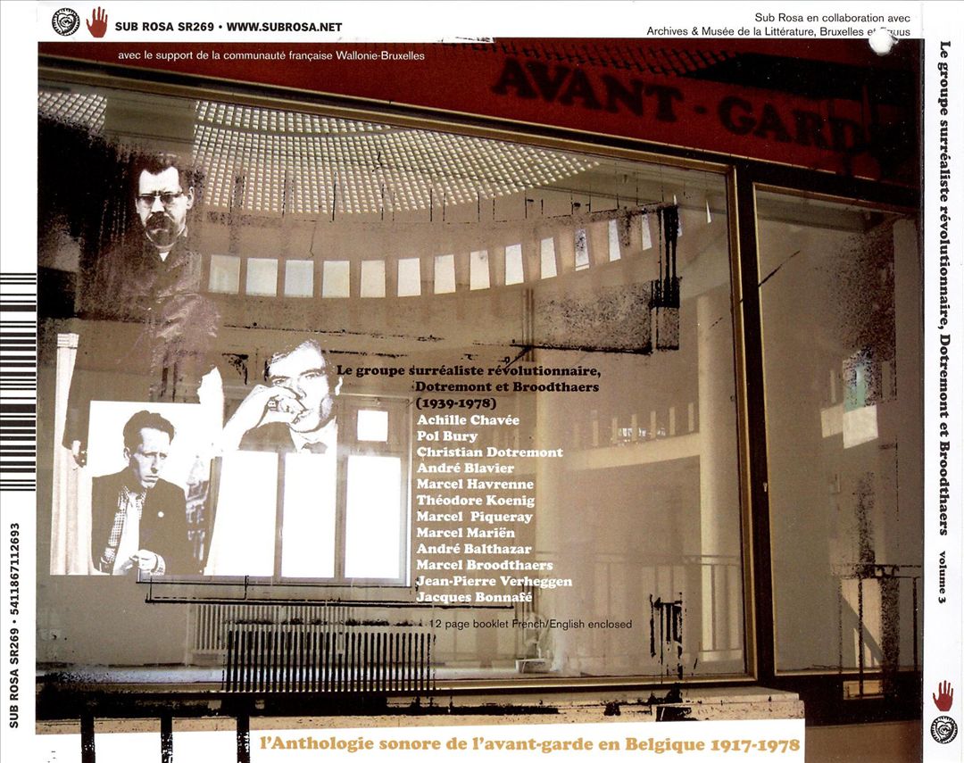 Groupe Surrealiste Revolutionnaire Dotremont et Broodthaers, Vol. 3 cover art
