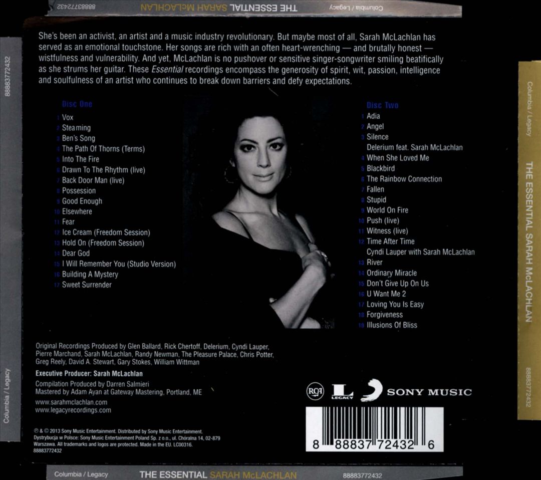 Essential Sarah McLachlan cover art