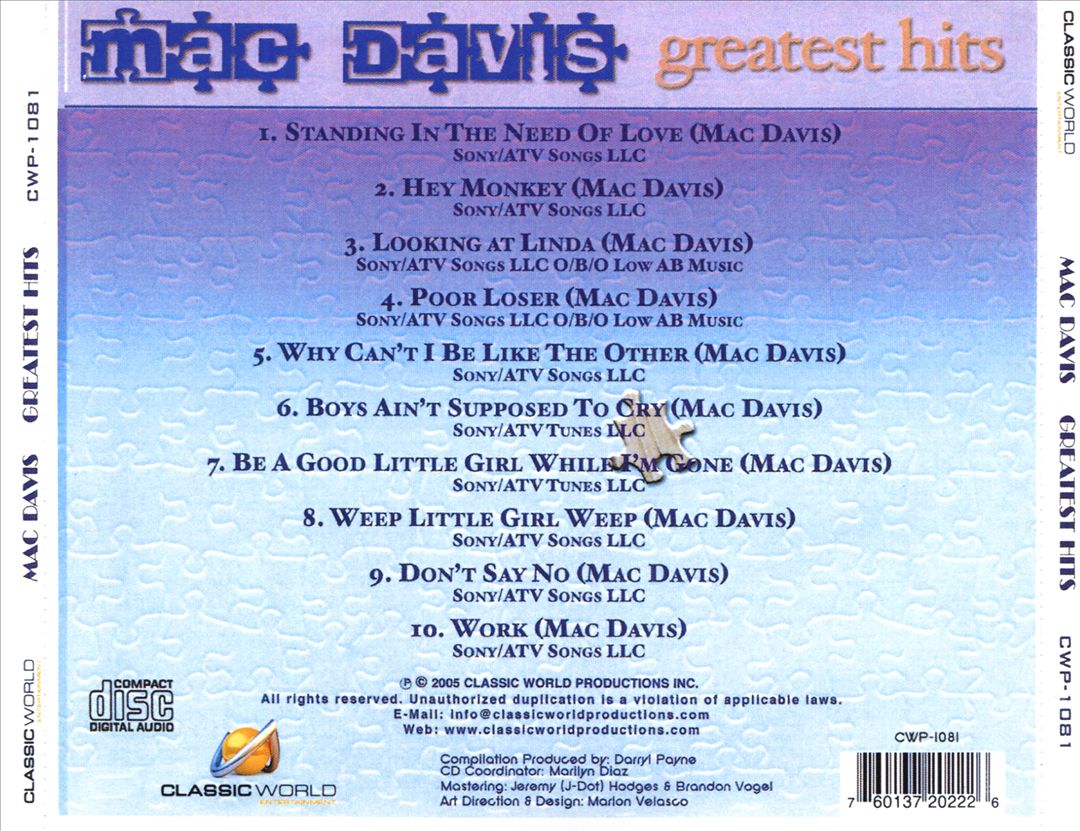 Greatest Hits [Classic World] cover art