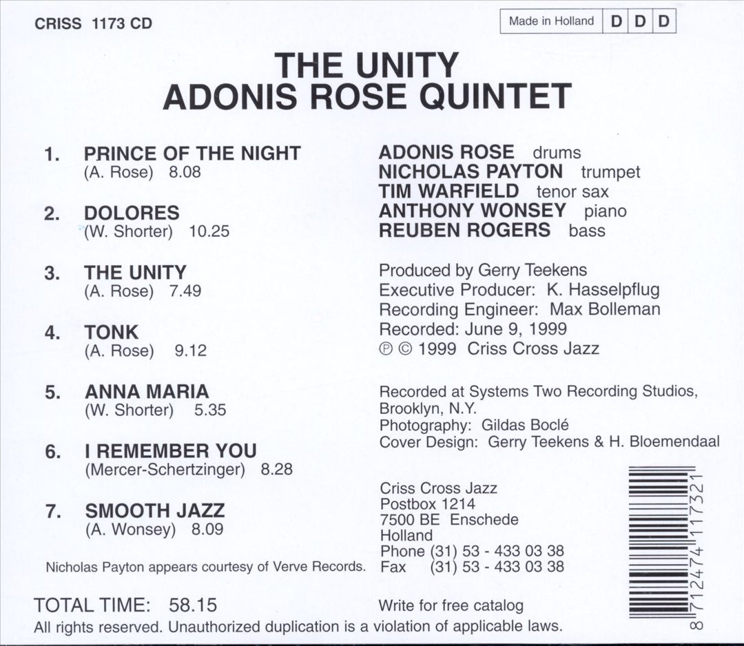 Unity cover art