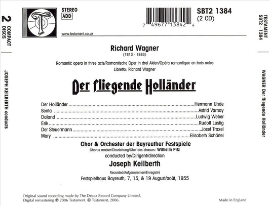 Wagner: Der Fliegende Holländer cover art