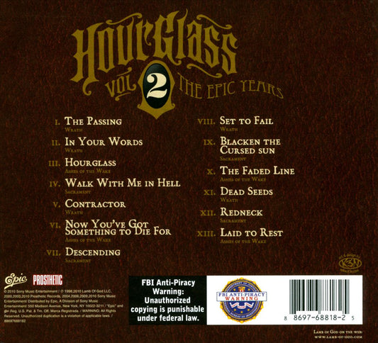 Hourglass, Vol. 2: The Epic Years cover art