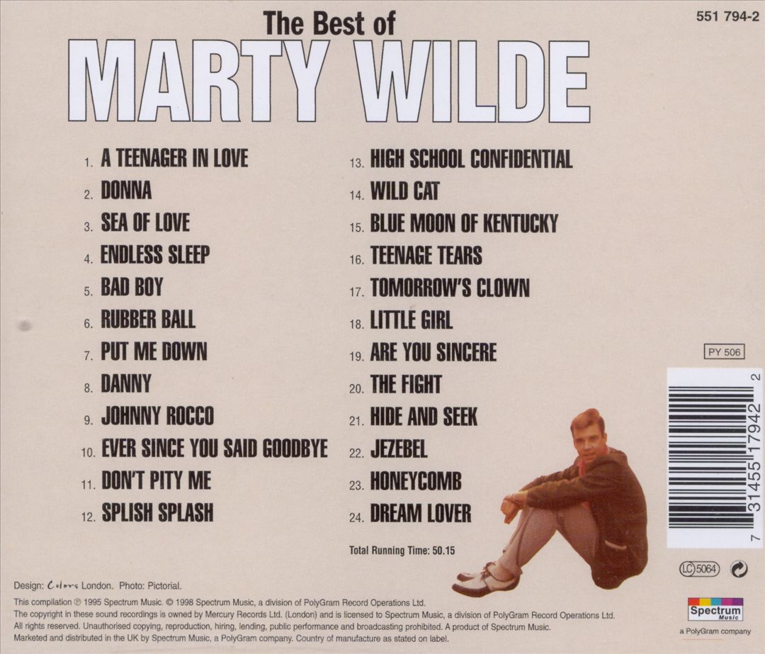 Best of Marty Wilde cover art