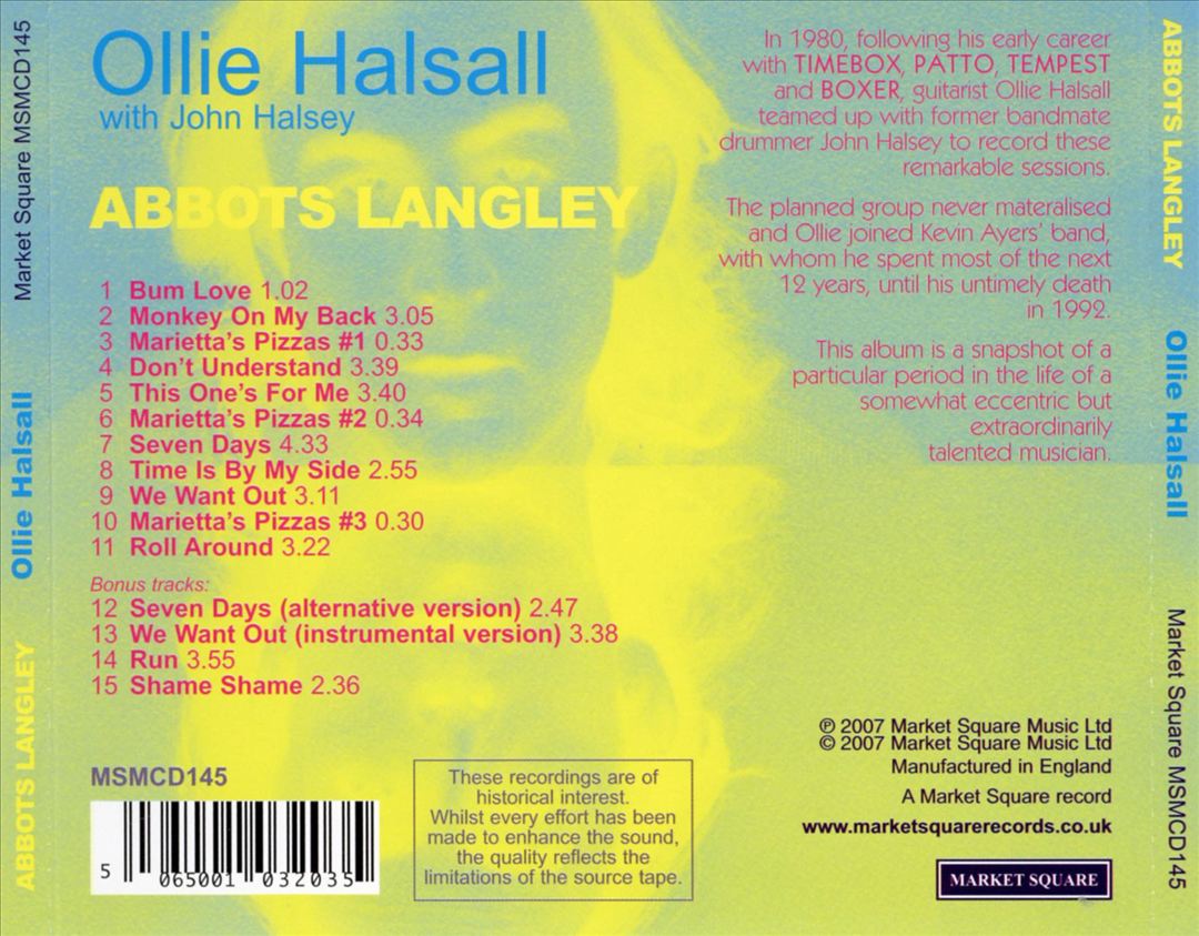 Abbots Langley cover art