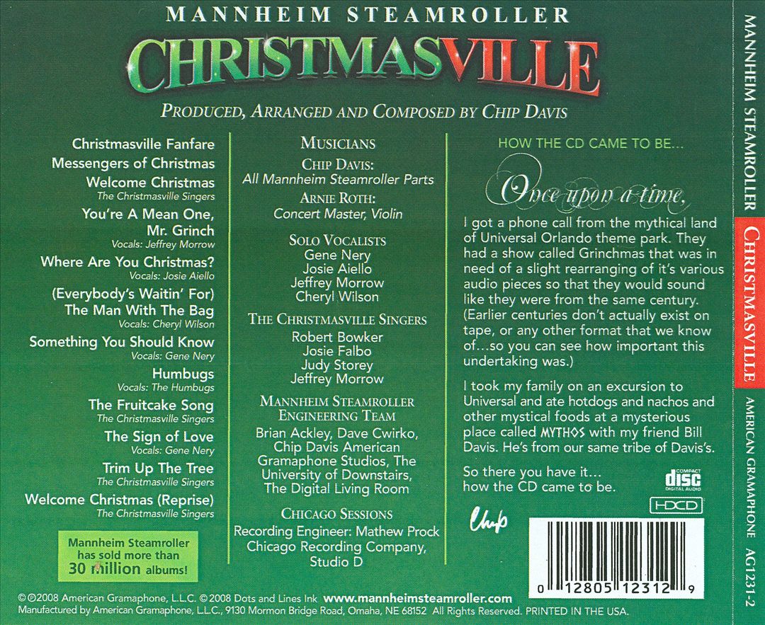 Christmasville cover art