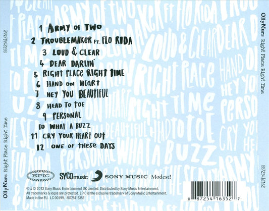 Right Place Right Time cover art