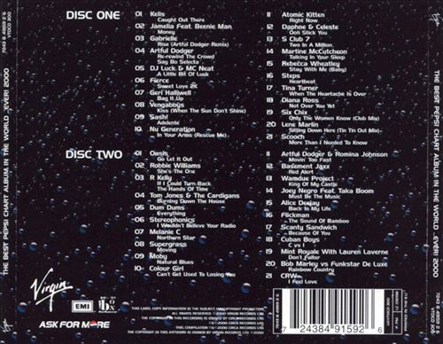 Best Pepsi Chart Album 2000 cover art