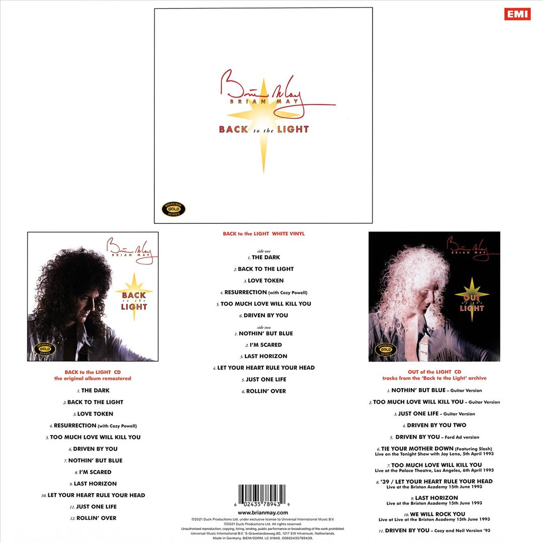 Back to the Light [2CD/LP] cover art