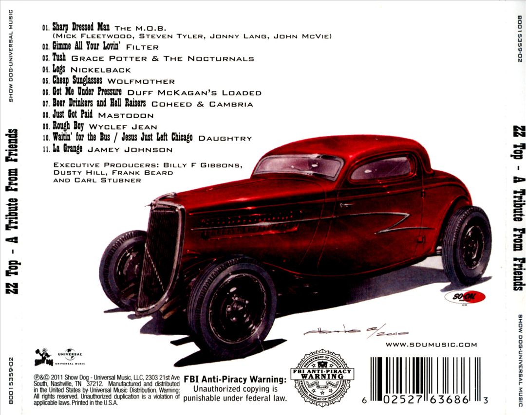 ZZ Top: A Tribute From Friends cover art