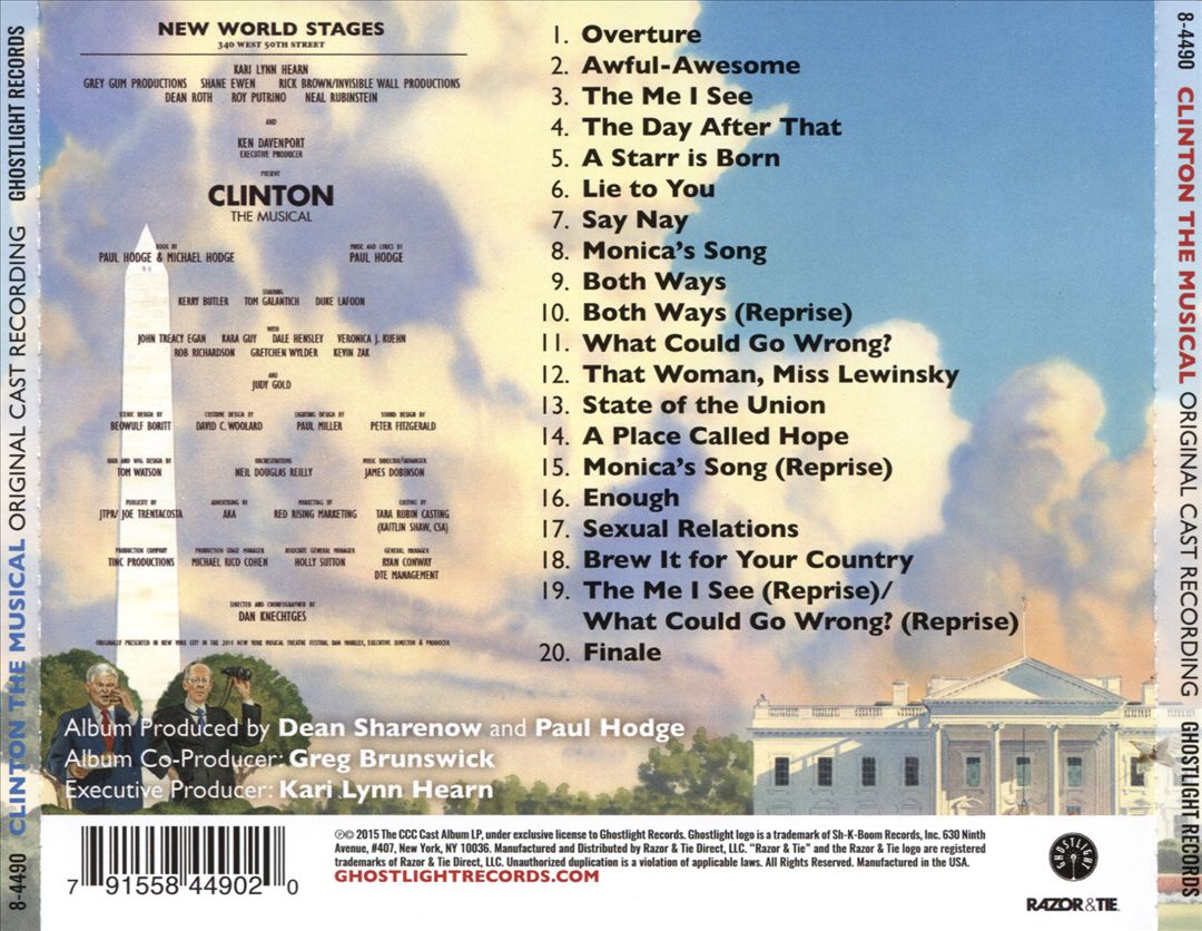 Clinton: The Musical [Original Cast Recording] cover art