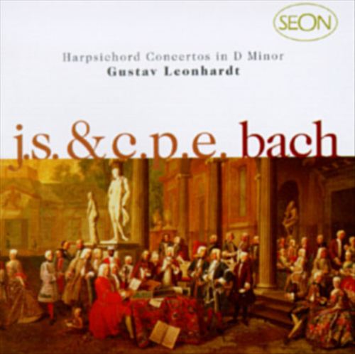 J.S. Bach & C.P.E. Bach: Harpsichord Concertos cover art