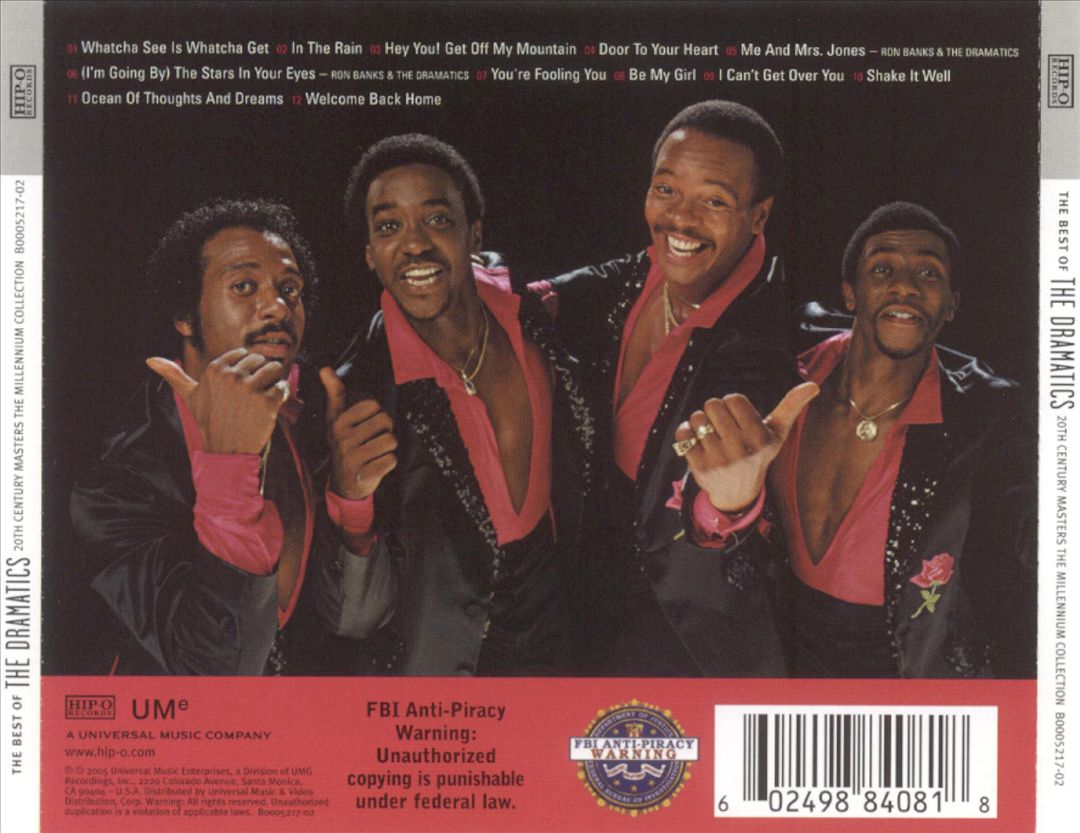 20th Century Masters - The Millennium Collection: The Best of the Dramatics cover art