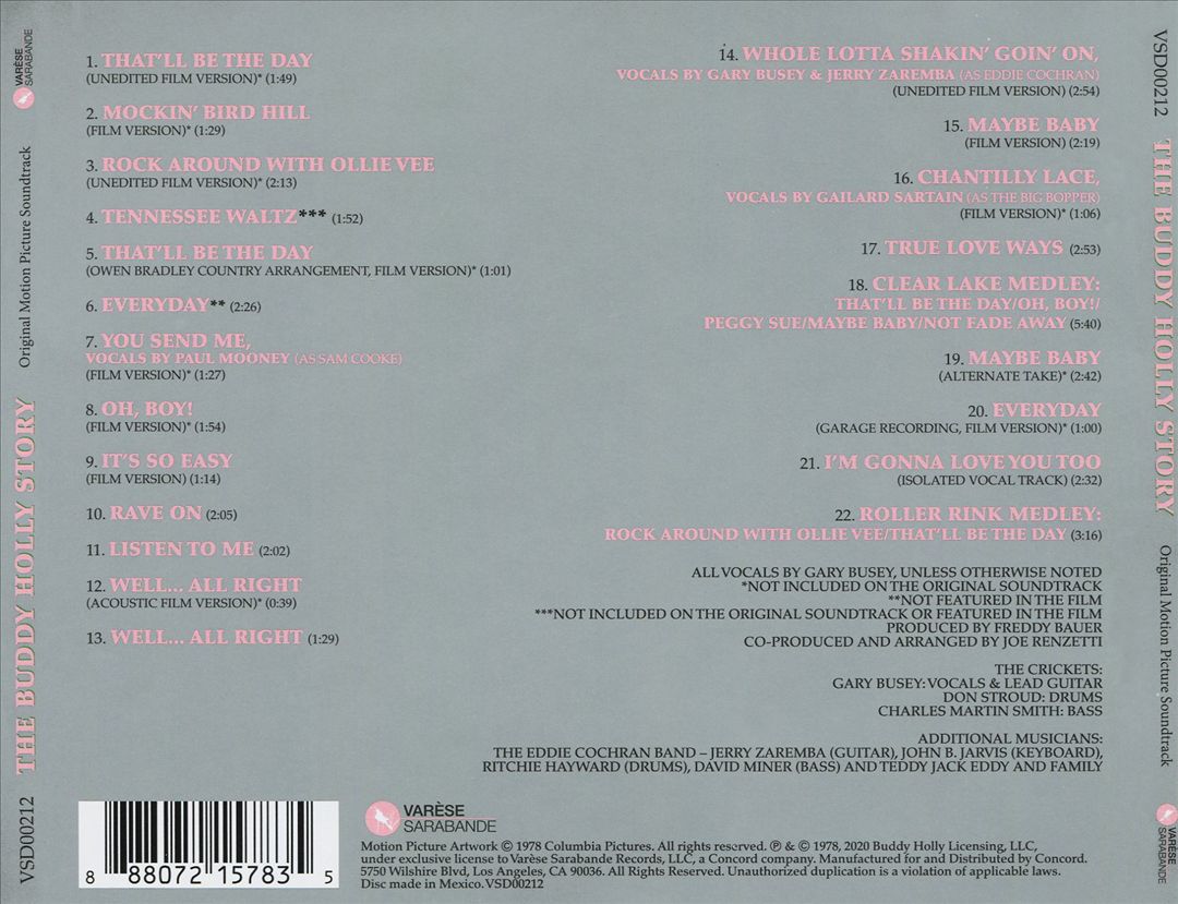 Buddy Holly Story [Original Motion Picture Soundtrack] cover art