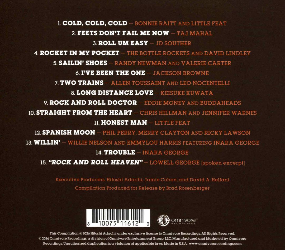 Rock and Roll Doctor: Lowell George Tribute Album  cover art