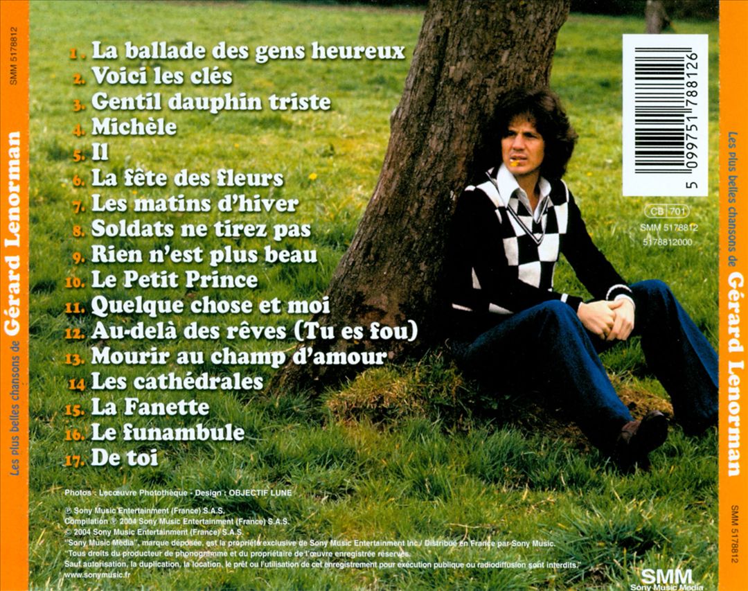 Plus Belles Chansons de Gerard Lenorman cover art