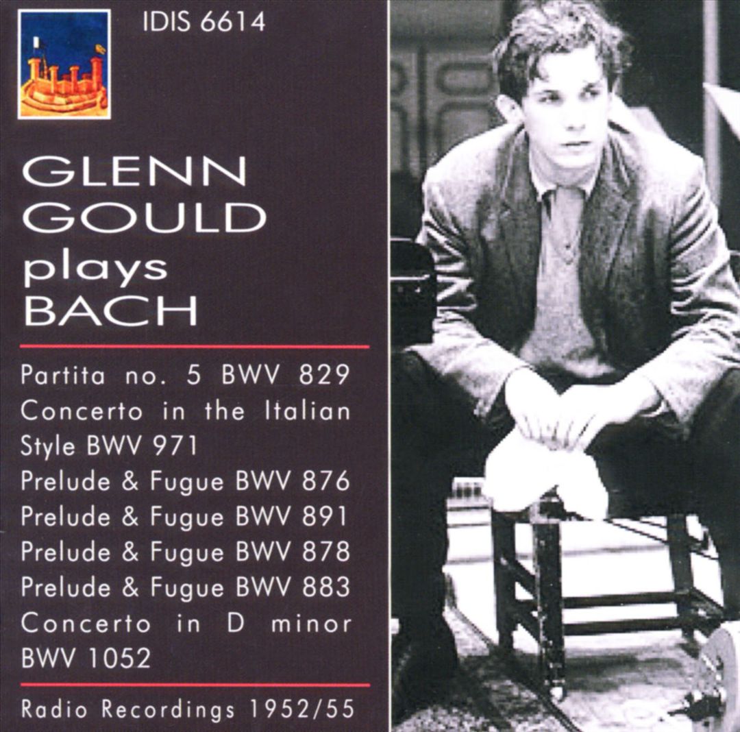Glenn Gould plays Bach cover art