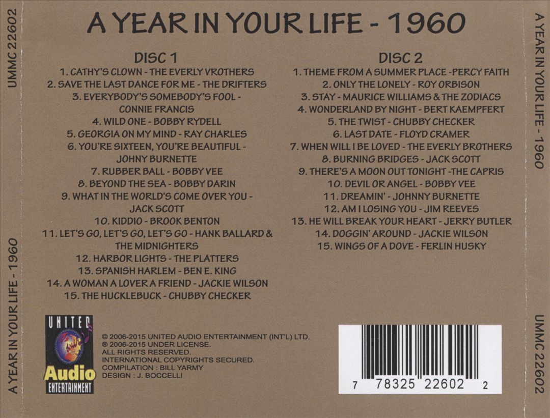 Year in Your Life: 1960  cover art