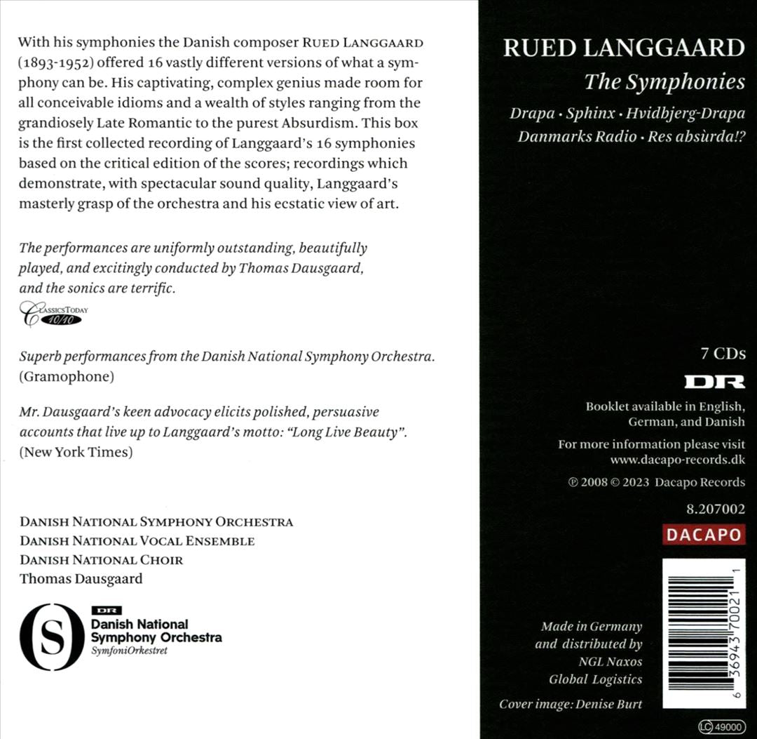 Rued Langgaard: The Symphonies (CD 1-4 of 7) cover art