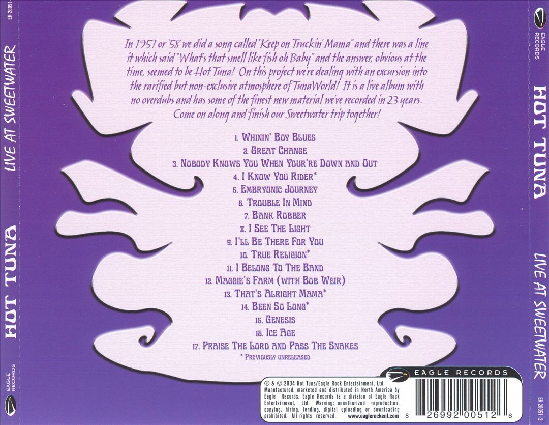 Live at Sweetwater [Bonus Tracks] cover art