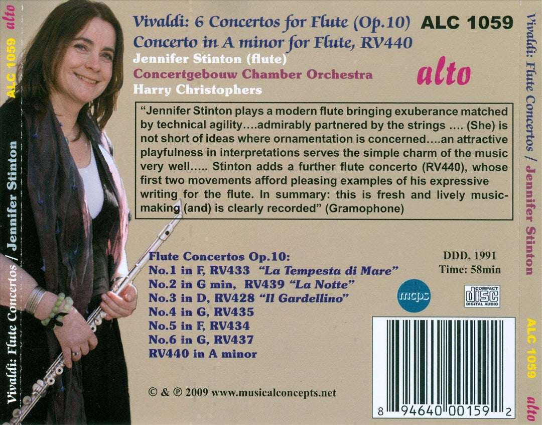 Vivaldi: 6 Concertos for Flute cover art
